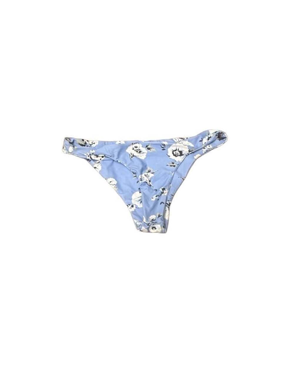 Amuse Society Blue Floral Freesia Skimpy Bikini Bottom Size Small NWOT